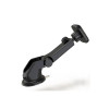 Suport de bord cu bază magnetică C83 cu ventuză, rotație 360° (negru)