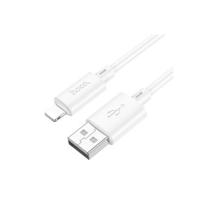 Hoco. Cablu de date de încărcare X88 1M USB la Lightning - alb фото