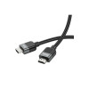 Cablu audio și video (US09), HDMI la HDMI, 4K HD, împletit, 2m, negru