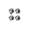 AC5 Convertor Priza, 2xUSB-A, Adaptor Universal, EU/UK/US/AUS, Negru