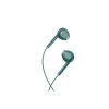 Căști cu fir EP54 cu microfon, control prin fir, mini jack 3,5 mm, lungime cablu 1,2 m, verde
