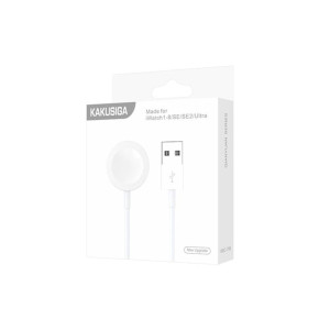 Încărcător wireless (KSC-798), iWatch, 1,75 W, 5 V, încărcare Qi, conector USB-A, alb фото
