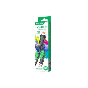 Cablu Date si Incarcare (KSC-805), USB-A la Lightning, 18W, 2.4A, 1m, Black фото