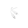 Cablu Date si Incarcare (X107), USB-C la Lightning, PD27W, QC3.0, 1m, White