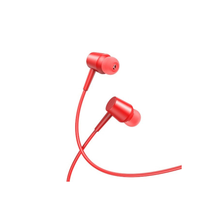 Căști cu fir EP57 cu mufă jack de 3,5 mm, roșii