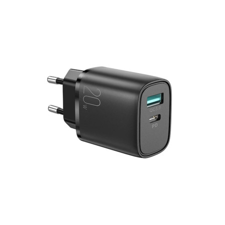 Încărcător USB, Tip-C, Încărcare rapidă, 20W - (L-QP2011) - Negru