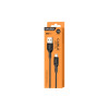 Cablu de date și încărcare (KSC-535), USB-A la MicroUSB, 18W, 2.4A, 1m, Negru