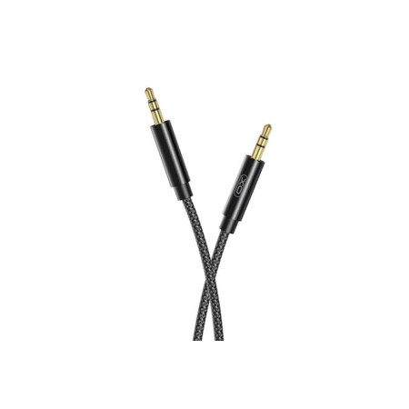 Cablu audio NB-R211C, mini-jack 3.5 mm AUX, 1m, Negru