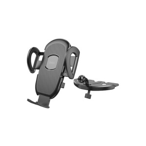 Suport auto pentru telefon H11 cu slot pentru CD, negru фото