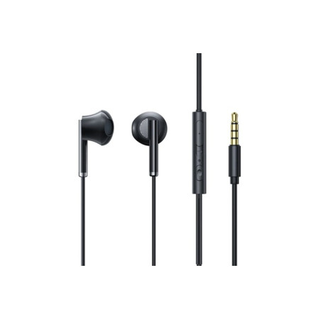 Căști cu fir cu mufă pentru microfon de 3,5 mm, semi-intraauriculare - (JR-EW07) - Negre