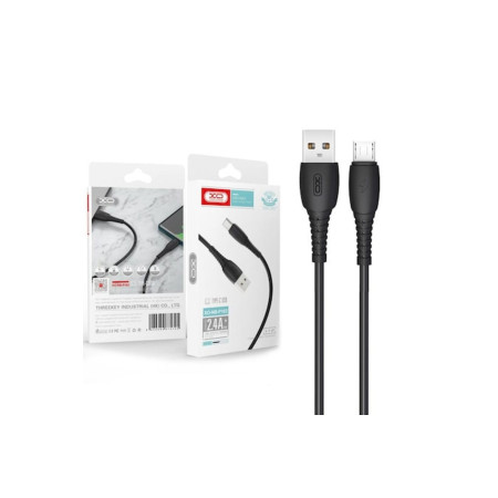 Cablu Date si Incarcare (NB-P163), USB-A la MicroUSB, 2.4A, 1m, Black