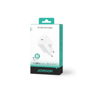 Încărcător JR-TCF06 + cablu USB-C, 20W, PD, alb фото
