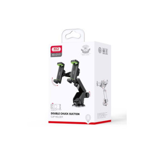 Suport auto (C117), cu cleme laterale, montare pe bord, telefon dual, unghi multiplu, braț reglabil, B Suport auto (C117), cu cleme laterale, montare pe bord, telefon dual, unghi multiplu, braț reglabil, B фото
