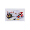 Super Bomb Projection Stunt Car - Steering Wheel Control, Lights and Music, 5-Directional Movement
