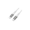 Cablu Date si Incarcare (U111), USB-C, PD60W, QC3.0, 1m, Gri