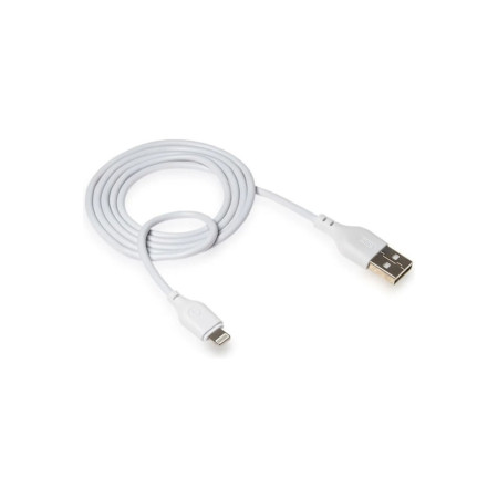 Cablu de date și încărcare USB la Lightning NB103, 2.1A, 2 m, alb