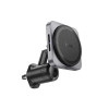 Suport Telefon Magsafe, HOCO HW15, Magnetic, Prindere Ventilatie, 15W, Negru