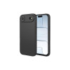 Carcasă pentru iPhone 17 Air, microfibră și TPU, negru intens