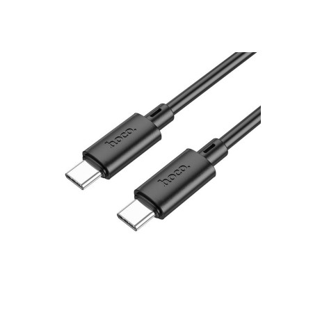 Cablu de încărcare și date USB-C la USB-C X88, 20W, 1m, negru