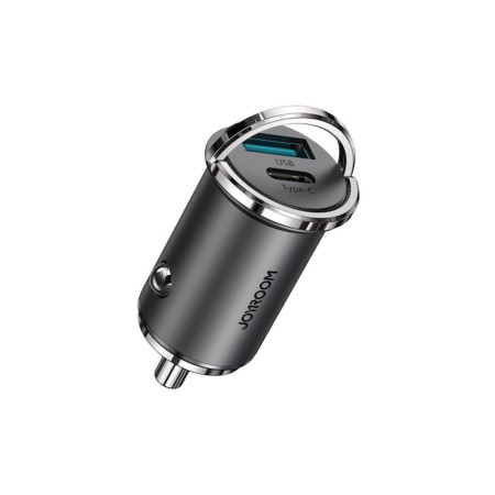 Încărcător auto USB, Tip-C, Încărcare rapidă, 45W - (C-A35) - Gri