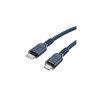 Cablu de date și încărcare USB-C la Lightning 20W, X59 Victory, 1M, Textil, Albastru