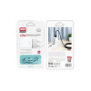 Încărcător de rețea (L103) + cablu MicroUSB, 18W, 1xUSB-A, QC 3.0, alb