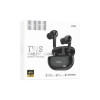 Căști intraauriculare wireless EW60, BT 5.3, HiFI, NEGRE
