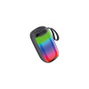 Boxă portabilă (KSC-823), Wireless BT 5.0, 1.5W, 1200mAh, card TF, lumină ambientală, negru