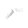 Incarcator retea L73, USB, 12W, 2.4A, Cablu USB-C inclus, Alb