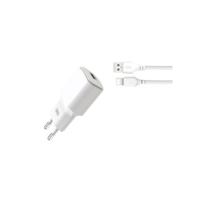 Incarcator retea L73, USB, 12W, 2.4A, Cablu USB-C inclus, Alb Incarcator retea L73, USB, 12W, 2.4A, Cablu USB-C inclus, Alb фото