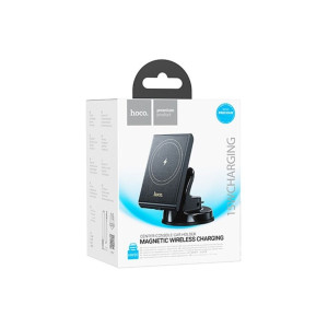 Suport Auto HW20 cu incarcare Wireless, 15, MagSafe, montaj Bord, cablu USB-C, 1m, MultiAngle, Negru фото