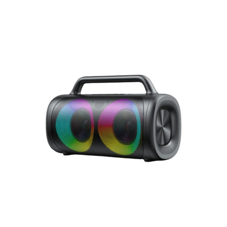 Boxa portabila Bluetooth 2500mAh, 40W, cu lumini RGB, Negru