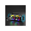 Boxa portabila Bluetooth 2500mAh, 40W, cu lumini RGB, Negru