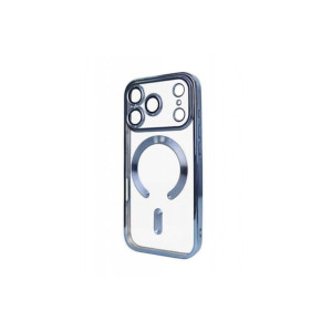 Carcasă pentru iPhone 17 Pro, MagCase, TPU transparent, ramă albastră Carcasă pentru iPhone 17 Pro, MagCase, TPU transparent, ramă albastră фото