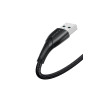 Cablu de date pentru iPhone seria Starry USB-A - Lightning 3A 1m negru