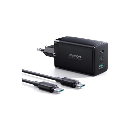 Încărcător USB-C TCG01, 65W, 3 porturi (negru)
