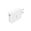 Încărcător de perete USB, 3x Tip-C, încărcare rapidă, 100W, Leader (N31), alb