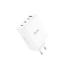 Încărcător de perete USB, 3x Tip-C, încărcare rapidă, 100W, Leader (N31), alb