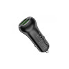 Încărcător auto (Z37 Sharp), 2xUSB-A, QC 3.0, 36W, 3A, - Negru