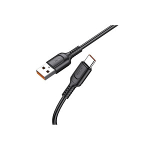 Cablu transfer date si incarcare KSC-805 USB-A - USB-C 18W 2.4A 1m, Negru фото