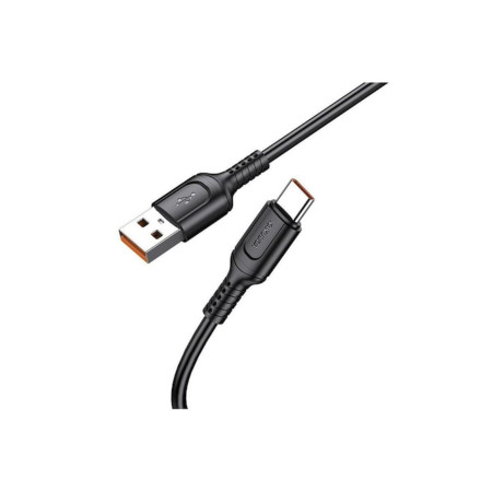 Cablu transfer date si incarcare KSC-805 USB-A - USB-C 18W 2.4A 1m, Negru