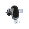 Suport telefon auto H7, braț rotativ, montare ventilație, negru