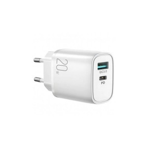 Incarcator Retea L-QP2011 20W 3A 1 x USB-A - 1 x USB-C Alb фото