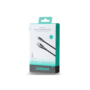Cablu de date și încărcător (A31-AL3), USB-A la Lightning, 3A, LED, 1.2m, Negru Cablu de date și încărcător (A31-AL3), USB-A la Lightning, 3A, LED, 1.2m, Negru фото