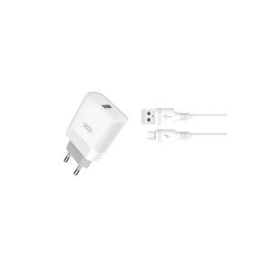 Încărcător de rețea L63, USB, încărcare rapidă 3.0, 15W, cablu Micro-USB 1m inclus, alb Încărcător de rețea L63, USB, încărcare rapidă 3.0, 15W, cablu Micro-USB 1m inclus, alb фото