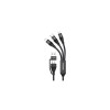 Cablu Date si Incarcare (KSC-989), USB-A / USB-C la Lightning / MicroUSB / USB-C, PD100W, QC3.0