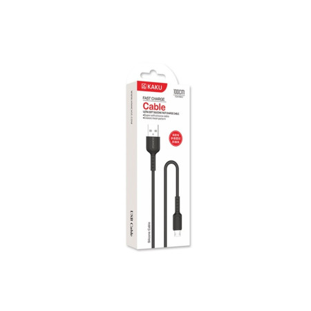 Cablu Date si Incarcare (KSC-111), USB-A la MicroUSB, 18W, 2.4A, 1m, Negru