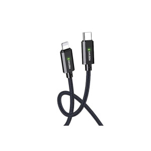 Cablu de date și încărcare KSC-967 de la Lightning la USB-C, 27W, 1m, negru Cablu de date și încărcare KSC-967 de la Lightning la USB-C, 27W, 1m, negru фото