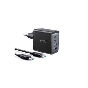Încărcător ultrarapid, putere 67W, model JR-TCG02 EU, 2 porturi tip C și 2 porturi USB-A, Cable Inc. фото