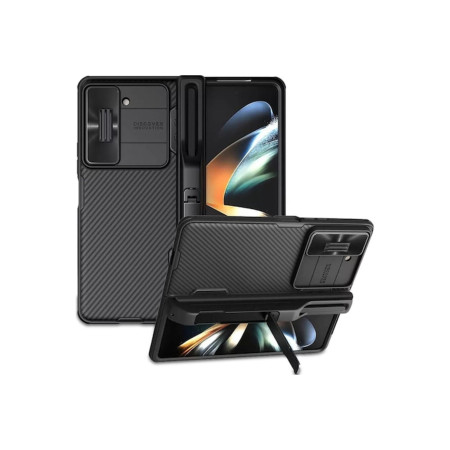 Carcasă pentru Galaxy Z Fold 5, Nillkin, Policarbonat, Negru